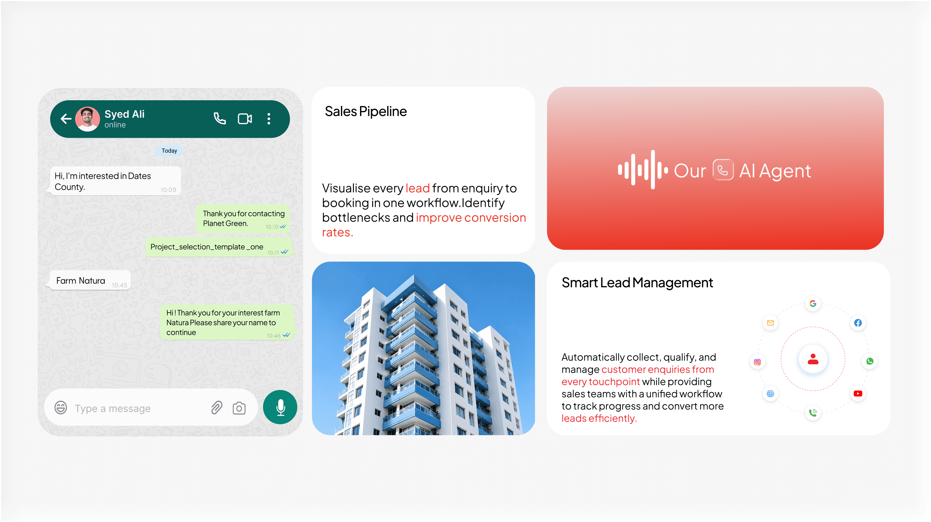 Techgy CRM dashboard mockup